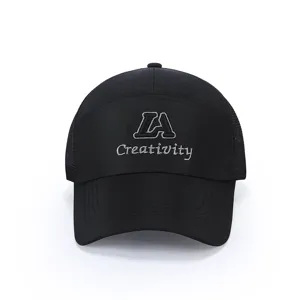 Cappellino da baseball in rete traspirante da uomo con ricamo LA per protezione solare.