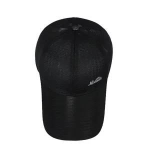 Summer high density mesh outdoor sun protection breathable baseball cap for men casual brim hat