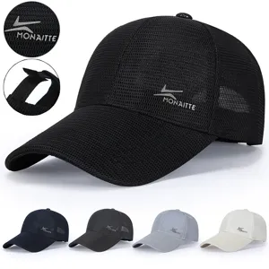 Men Women Breathable Mesh Baseball Cap Quick Drying Outdoor Sports Sun Protection Adjustable Casual Hat