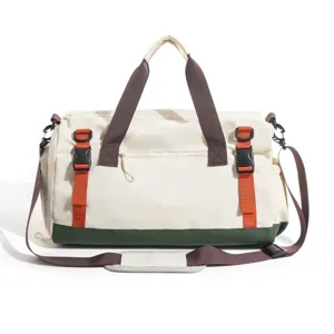 Large Capacity Travel Duffel Bag Waterproof Nylon Sports Luggage Bag Casual Outdoor Travel Bag For Men And Women