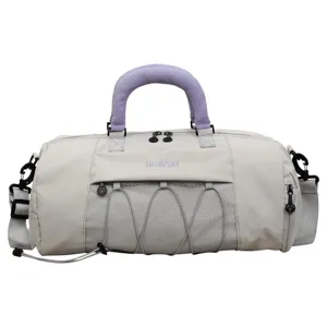 Large capacity gym duffel bag for sports travel, dry and wet separation travel shoulder bag.
