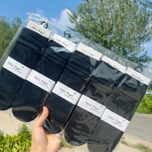 Women winter black stacked socks lolita style long cotton socks soft comfortable pack