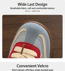 Chaussures de sport décontractées pour enfants avec tissu respirant et semelle souple.