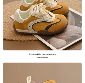Baskets decontractees confortables pour enfants style retro chaussures bebe tendance