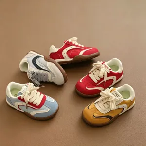 Chaussures décontractées pour enfants, baskets de course souples et antidérapantes de printemps.