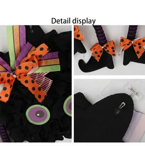 Halloween Stoff Spinne Hängende Dekoration Party Requisiten Detailansicht Produktneu