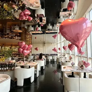 18 inch roze hart folieballonnen voor romantische bruiloft verjaardag feest decoratie.