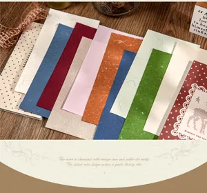 Vintage retro speciaal papier set voor DIY journaling, gekleurd getextureerd knutselpapier.