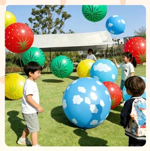 Riesige 36-Zoll Outdoor Luftballons mit Frucht und Wolken Motiven für Kinder Park Party.