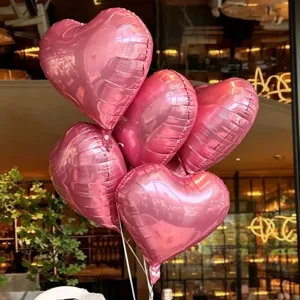 18 inch roze hart folie ballonnen voor romantische bruiloft verjaardag decoratie.