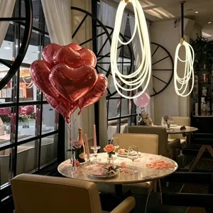 18 inch hart folie ballon romantische scene decoratie voor bruiloft verjaardag fotoshoot