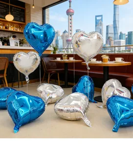 18 inch hart aluminium folie ballon romantische aanzoek huwelijk verjaardag feest decor set
