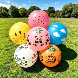 Outdoor Übergroßer Verdickter Latex Ballon Frucht Tier Motiv Ballon Mit Band Und Pumpe Für Kinder Party Deko
