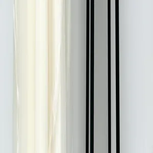 Close-up detail of 40-inch foil number balloon surface showing glossy white texture and lines.