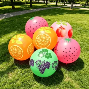 Großer 36-Zoll Outdoor Aufblasbarer Frucht Druck Ballon für Park Rasen Spiel und Foto Requisiten.