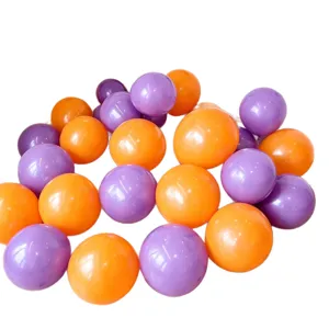 Halloween purple orange balloons set for party store bar classroom decoration spooky atmosphere