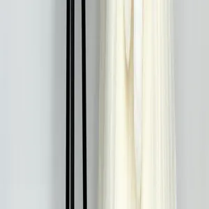Modern minimalist pleated floor lamp detail view showcasing elegant vertical lines and texture.