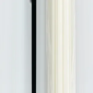 White number balloon detail shot for birthday party decoration, sleek minimalist party supply.