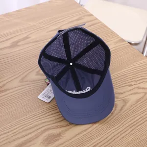 Breathable mesh baseball cap for men, lightweight quick dry summer outdoor sun protection hat.