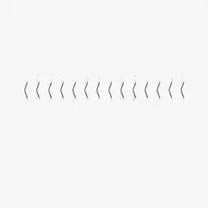 Minimalistisches Gürtel Detail Linien Muster Textur Design auf weißem Hintergrund Nahaufnahme