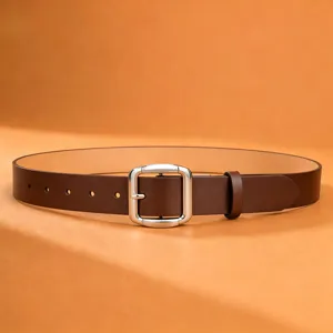Damen Casual PU-Leder Gürtel Minimalistisch Dornschließe Taillengürtel Für Kleid Jeans Mode Tägliche Accessoires