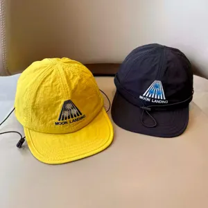 Kids quick drying baseball cap summer sun protection adjustable peaked sun hat two colors