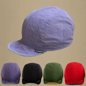 Kids summer quick-dry reversible soft-brim breathable baseball cap for boys and girls