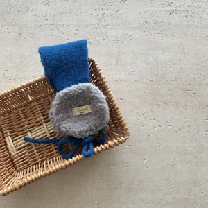 Kinder Winter Plüsch Ohrenschützer mit niedlichem Aufnäher Design, warme Lammfell Ohrenwärmer.