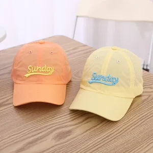 Kids Summer Quick-Dry Breathable Mesh Baseball Cap Outdoor Sun Protection Casual Hat