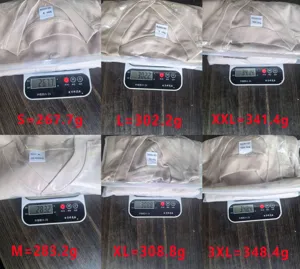 Maglietta uomo tinta unita manica lunga scollo V dettaglio peso da S a 3XL per uso casual