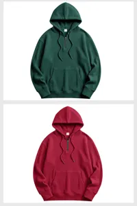 Men's heavy waffle knit quarter zip hoodie long sleeve solid color casual pullover sweatshirt.