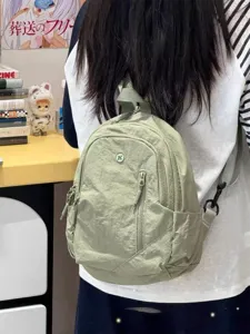 Lightweight nylon mini backpack casual multi-functional crossbody chest bag for women daily travel