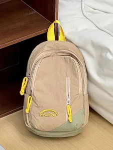 Mochila mini de viaje de senderismo al aire libre ligera y casual coreana retro mujer