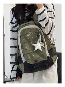Koreanischer Stil Outdoor Rucksack für Damen und Herren, große Kapazität Schultasche.