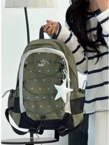 Koreanischer Stil Outdoor Freizeit Rucksack für Damen und Herren, große Kapazität Schulranzen.