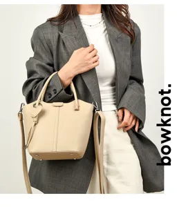 Vrouwen vintage emmer tas herfst casual schouder crossbody tas handtas minimalistisch.