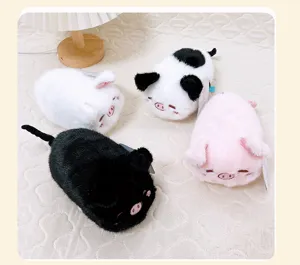 Niedliches Plüschschwein Quetschpuppe Stressabbau Spielzeug weiches Mini Stofftier Geschenk