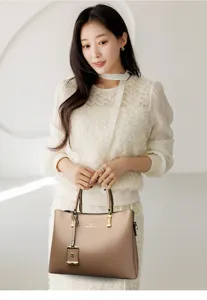 Elegante Damen Handtasche grosse Kapazitaet Umhaengetasche stylische Shopper Tasche Alltag