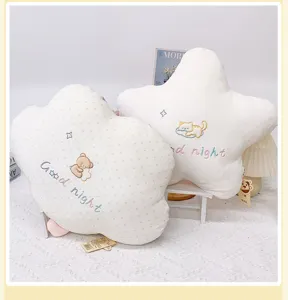Simpatico cuscino peluche stella nuvola bambola morbida divano camera dei bambini