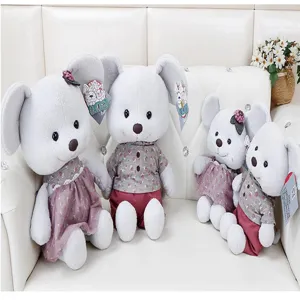 Cute plush mouse couple toys stuffed dolls soft animal figures for kids gifts room decor