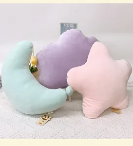 Cuscini peluche stella luna nuvola morbidi giocattoli imbottiti divano decorazione regalo