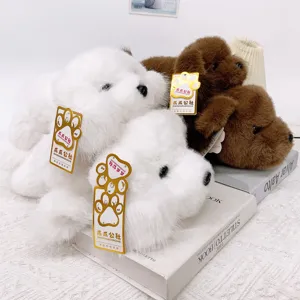 Cute Sleeping Dog Plush Toy Soft Stuffed Animal Puppy Pillow Companion Doll Home Decor Gift For Kids