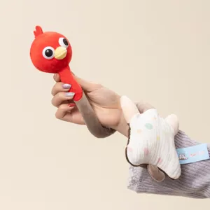 Long Neck Animal Plush Toy And Bag Pendant Soft Stuffed Doll