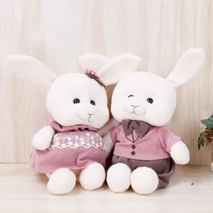 Cute Animal Couple Plush Toy Fox Mouse Pig Stuffed Doll Soft Toy Kids Gift