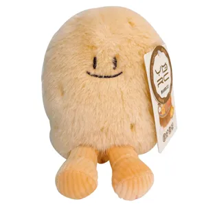 Simpatico peluche di castagna di simulazione con gambe, morbida bambola imbottita regalo.