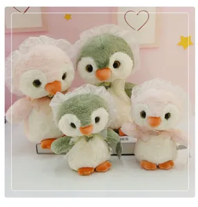 Cute Lolita penguin plush toy cute stuffed animal doll soft pillow cushion comforting gift for girl