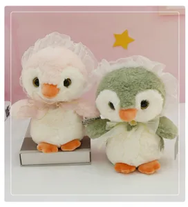 Cute lolita penguin plush toy cute animal doll soft sleeping pillow soothing gift for girls