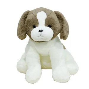 Simpatico cucciolo di simulazione in peluche, morbido cuscino da sonno per bambini e decorazione.