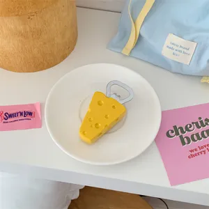 Cute creative cheese shaped bottle opener kitchen tool magnetic fridge beer opener tool