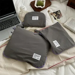 Wasserdichtes 3-teiliges Reise-Aufbewahrungstaschen-Set graue Packtaschen für Koffer